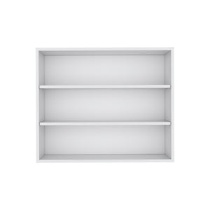 HomeRoots 36" White Wood Three-Tier Floating Shelf - Stylish Wall-Mounted Storage for Any Room Decor 571738