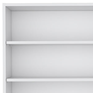 HomeRoots 36" White Wood Three-Tier Floating Shelf - Stylish Wall-Mounted Storage for Any Room Decor 571738