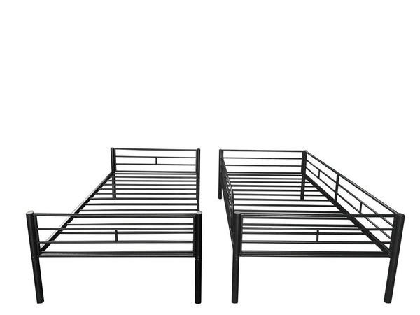 English Elm Separatable Twin-Over-Twin Bunk Bed – Versatile, Space-Saving Design With Detachable Features & Storage W427P292988-GIGA
