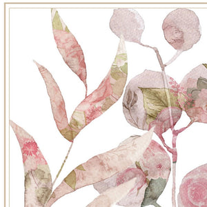 HomeRoots Set of Two Meadow Flora Botanical Prints in White Frames - Elegant Nature-Inspired Wall Art Decor 571905