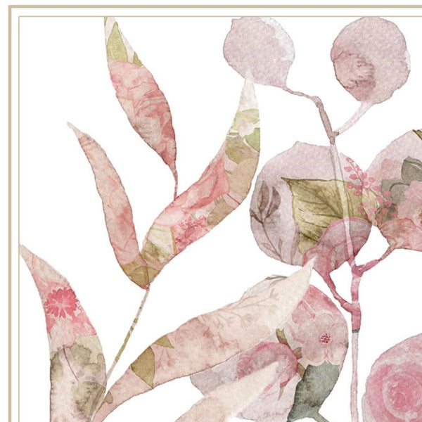 HomeRoots Set of Two Meadow Flora Botanical Prints in White Frames - Elegant Nature-Inspired Wall Art Decor 571905