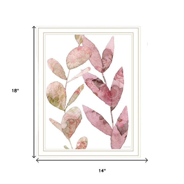 HomeRoots Set of Two Meadow Flora Botanical Prints in White Frames - Elegant Nature-Inspired Wall Art Decor 571905