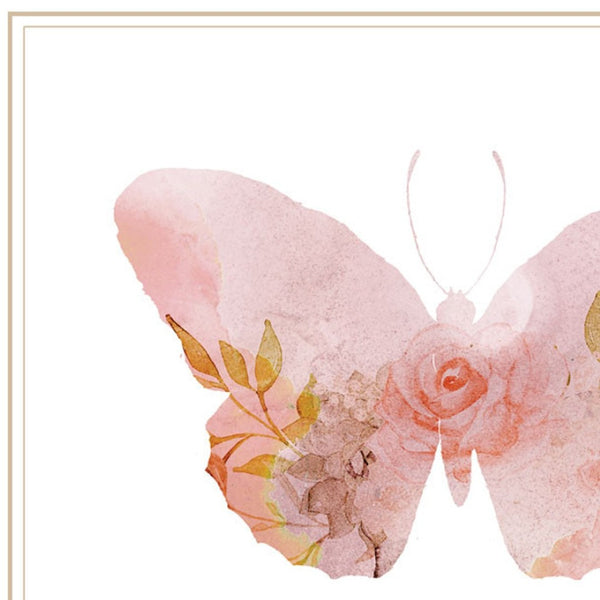 HomeRoots Set of Two Meadow Flora Framed Wall Art Prints - Elegant Botanical Decor for Home & Office Spaces 571906