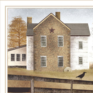 HomeRoots Set of Two Stunning Grandpa's Barn Wall Art Prints - Rustic White Framed Home Decor Accent 571909
