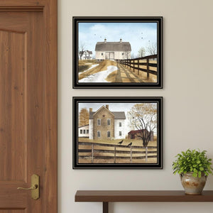 HomeRoots Set of Two Grandpa's Barn Framed Wall Art Prints - Rustic Charm for Modern Home Decor Style 571910