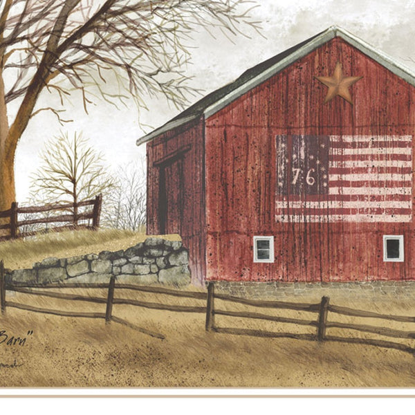 HomeRoots Set of Two Framed Americana Barn Prints - Rustic Wall Art for Modern Home Decor & Gallery Walls 571911