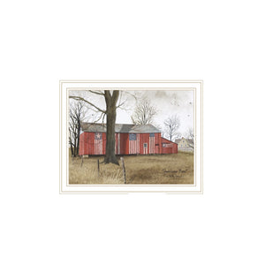 HomeRoots Set of Two Framed Americana Barn Prints - Rustic Wall Art for Modern Home Decor & Gallery Walls 571911