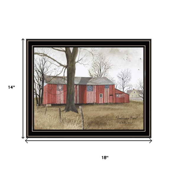 HomeRoots Set of Two Framed Barn Prints - Timeless Rural Charm for Home Décor, Easy to Hang & Gallery-Ready! 571912