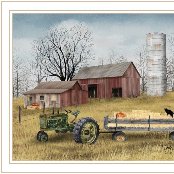HomeRoots Set of Two Elegant Autumn Greetings Wall Art Prints in White Frames for Chic Home Décor 571913