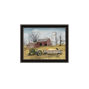 HomeRoots Set of Two Autumn-Themed Framed Wall Art Prints - Modern Black Frames for Seasonal Home Decor 571914