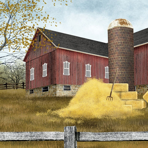 HomeRoots Set of Two Framed Autumn Farm Life Prints - Rustic Wall Art for Cozy Farmhouse Home Decor 571916