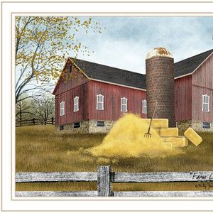 HomeRoots Set of Two Framed Autumn Farm Life Prints - Rustic Wall Art for Cozy Farmhouse Home Decor 571916