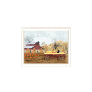 HomeRoots Set of Two Framed Autumn Farm Life Prints - Rustic Wall Art for Cozy Farmhouse Home Decor 571916