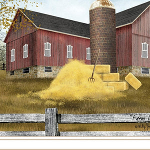 HomeRoots Set of Two Framed Autumn Farm Life Prints - Rustic Wall Art for Cozy Farmhouse Home Decor 571916