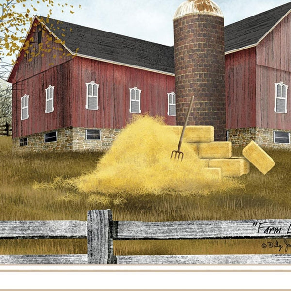 HomeRoots Set of Two Framed Autumn Farm Life Prints - Rustic Wall Art for Cozy Farmhouse Home Decor 571916