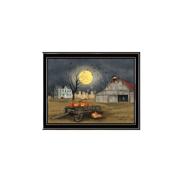HomeRoots Set of Two Framed Halloween Wall Art Prints - Rustic Country Decor for Cozy Autumn Touches 571917