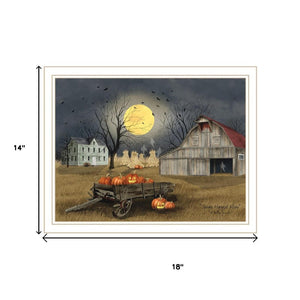 HomeRoots Set of Two Framed Halloween Country Wall Art Prints - Cozy Seasonal Décor for Your Home 571918