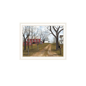HomeRoots Set of Two Framed Wall Art Prints - "Sunday Drive" & "The Old Dirt Road" - Timeless Decor 571924