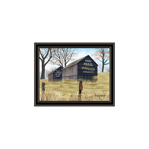 HomeRoots Set of Two Rustic Americana Framed Wall Art Featuring Mail Pouch Barn & Buck County Bridge Designs 571927