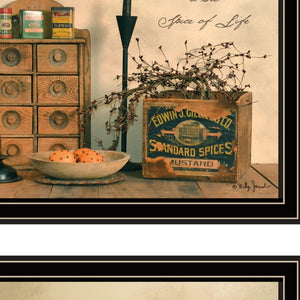 HomeRoots Set of Two Stylish Friendship Wall Art in Black Frames - Perfect for Home Decor & Personal Touch 571935