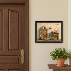 HomeRoots Set of Two Stylish Friendship Wall Art in Black Frames - Perfect for Home Decor & Personal Touch 571935