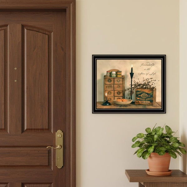 HomeRoots Set of Two Stylish Friendship Wall Art in Black Frames - Perfect for Home Decor & Personal Touch 571935