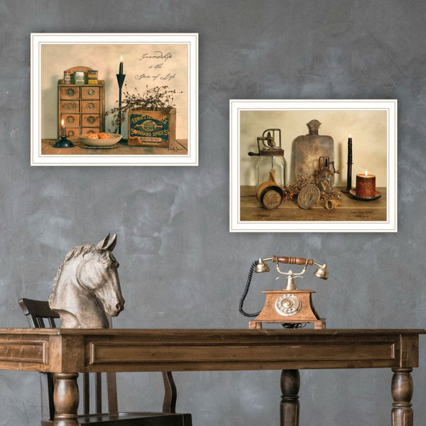 HomeRoots Set of Two Friendship Wall Art Prints - Modern Framed Decor for Living Rooms & Offices 571936