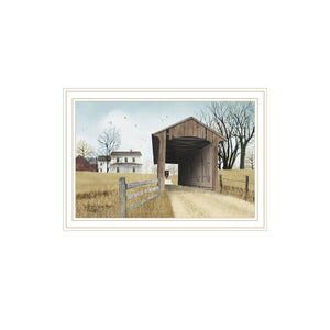 HomeRoots Set of Two Framed Wall Art - Stylish Acrylic Prints in White Frames for Modern Home Decor Elegance 571940