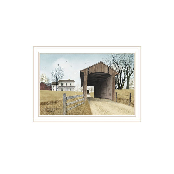 HomeRoots Set of Two Framed Wall Art - Stylish Acrylic Prints in White Frames for Modern Home Decor Elegance 571940