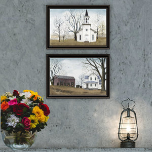 HomeRoots Set of Two Elegant Amazing Grace Wall Art - Black Framed Acrylic Paintings for Modern Decor 571941