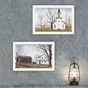 HomeRoots Set of Two Amazing Grace Framed Wall Art Prints - Elegant Home Décor for Living Spaces & Worship 571942