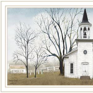 HomeRoots Set of Two Amazing Grace Framed Wall Art Prints - Elegant Home Décor for Living Spaces & Worship 571942