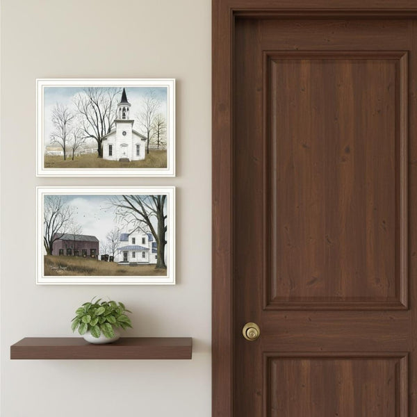 HomeRoots Set of Two Amazing Grace Framed Wall Art Prints - Elegant Home Décor for Living Spaces & Worship 571942