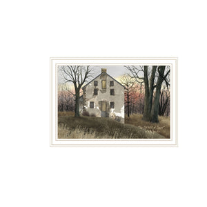 HomeRoots Set of Two Framed Wall Art - Timeless Old Mill and Countryside Road for Charming Home Decor 571946