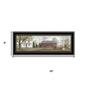HomeRoots Set of Four Billy Jacob's Seasonal Homesteads Framed Wall Art - Vibrant Decor for Any Room 571949