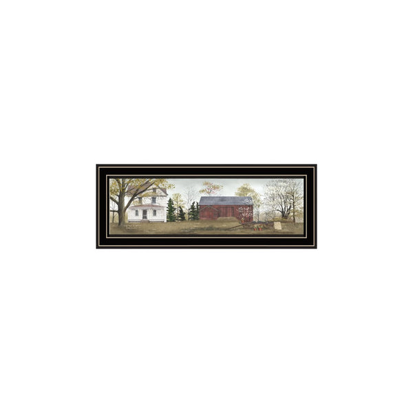 HomeRoots Set of Four Billy Jacob's Seasonal Homesteads Framed Wall Art - Vibrant Decor for Any Room 571949