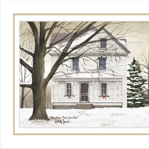 HomeRoots Set of Four Billy Jacob's Seasonal Homestead Prints in White Frames - Elegant Wall Art Décor 571950