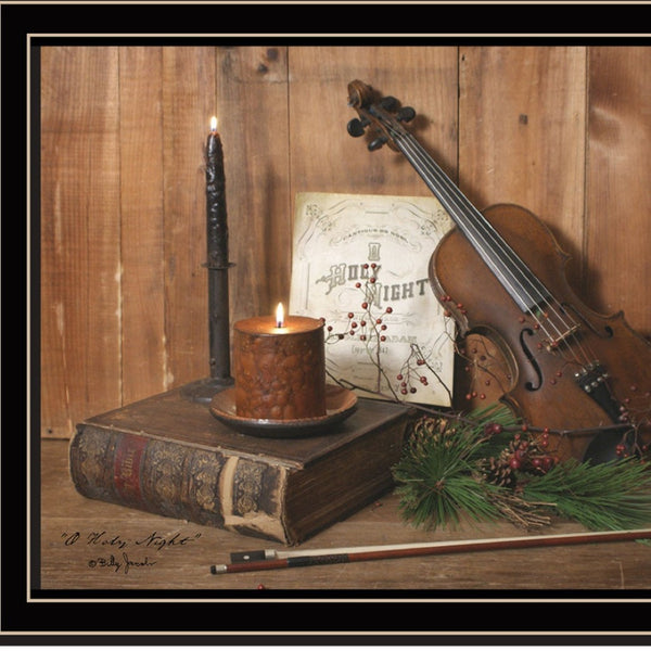 HomeRoots Set of Two Candlelight Prints in Black Frames – Modern Wall Art for Stylish Home Decor Refresh 571955