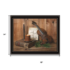 HomeRoots Set of Two Candlelight Prints in Black Frames – Modern Wall Art for Stylish Home Decor Refresh 571955