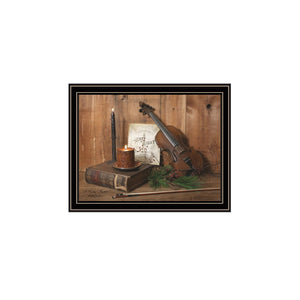 HomeRoots Set of Two Candlelight Prints in Black Frames – Modern Wall Art for Stylish Home Decor Refresh 571955