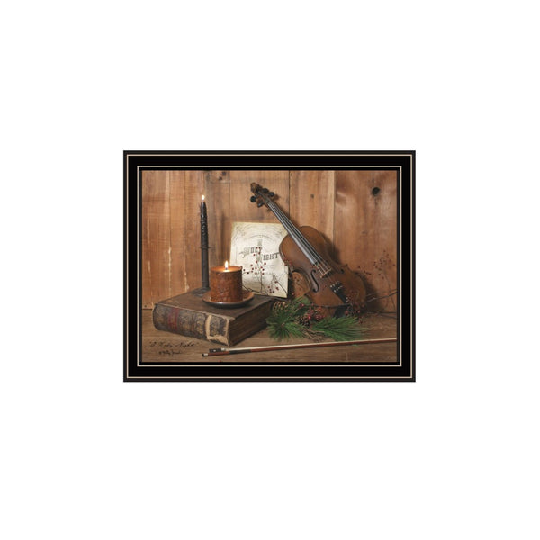 HomeRoots Set of Two Candlelight Prints in Black Frames – Modern Wall Art for Stylish Home Decor Refresh 571955