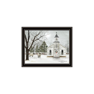 HomeRoots Set of Two Sleigh Bells Ring Wall Art Prints in Black Frames – Classic Charm for Any Space 571959
