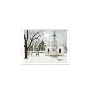 HomeRoots Set of Two Sleigh Bells Ring Framed Wall Art Prints - Timeless Home Décor for Seasonal Charm 571960