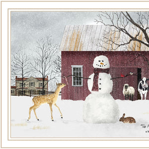 HomeRoots Set of Two Framed Winter Countryside Wall Art – Elegant Home Decor for Living Rooms & More 571964