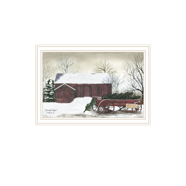 HomeRoots Set of Two Christmas Time with Family Framed Wall Art Prints - Festive Home Decor for Holidays 571966