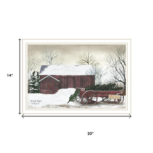 HomeRoots Set of Two Christmas Time with Family Framed Wall Art Prints - Festive Home Decor for Holidays 571966