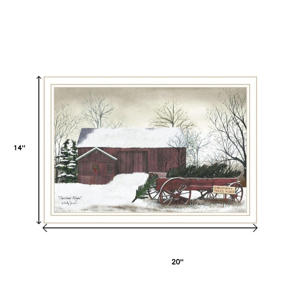 HomeRoots Set of Two Christmas Time with Family Framed Wall Art Prints - Festive Home Decor for Holidays 571966