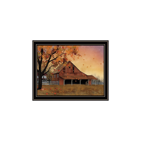 HomeRoots Set Of Two Rustic Apple Picking And Sunflower Quilt Framed Wall Art for Farmhouse Decor Charm 571967