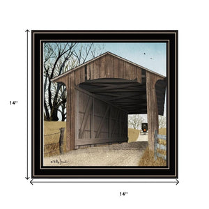 HomeRoots Set of Two Framed Acrylic Wall Art – "Headin' Home" & "Miller's Creek Bridge" for Home Décor 571971