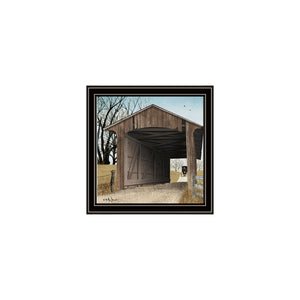 HomeRoots Set of Two Framed Acrylic Wall Art – "Headin' Home" & "Miller's Creek Bridge" for Home Décor 571971